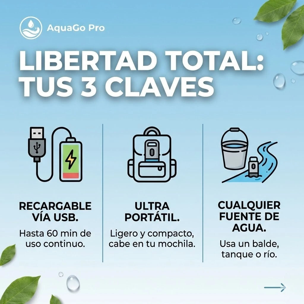 Ducha Portable Recargable